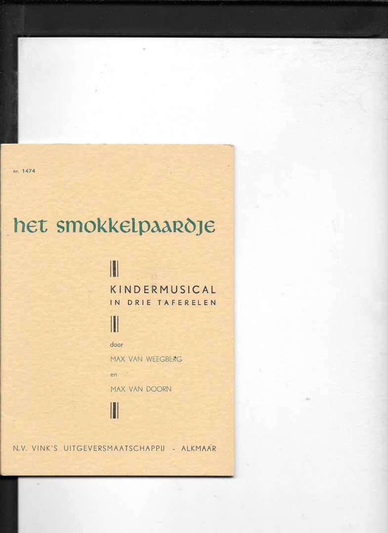 Weegberg,Max van/Max van Doorn - Het smokkelpaardje
