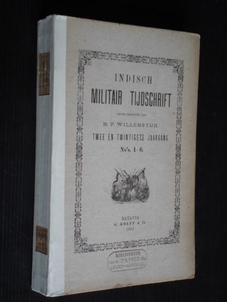 Willemstijn, H.P.  redactie - Indisch Militair Tijdschrift, maandelijkse uitgave van de Indische Krijgskundige Vereeniging