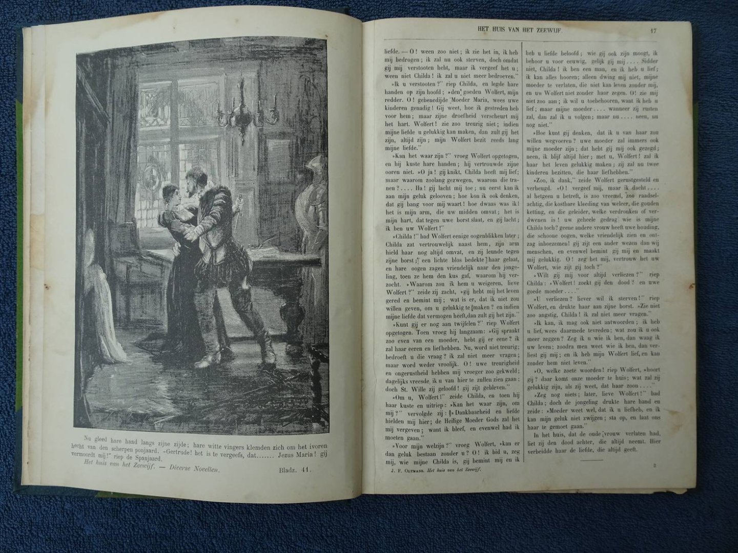 Oltmans, J.F. - Het huis van het Zeewijf; diverse novellen.