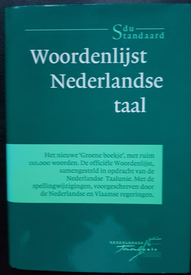 Instituut Voor Nederlandse Lexicologie - Woordenlijst van de Nederlandse taal - 	Het Groene Boekje