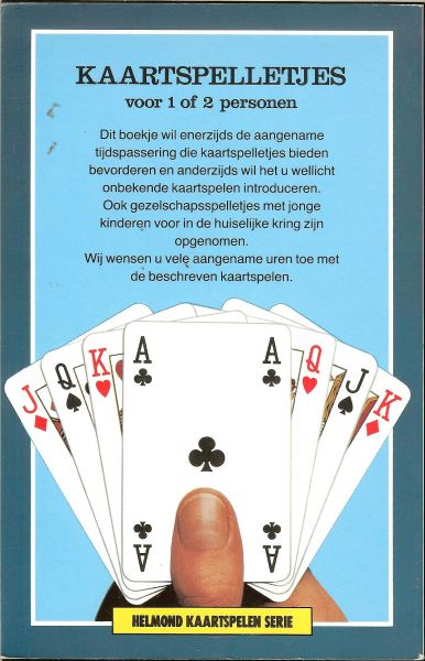 Geerts A.H.M. - Kaart spelletjes voor 1 of 2 personen