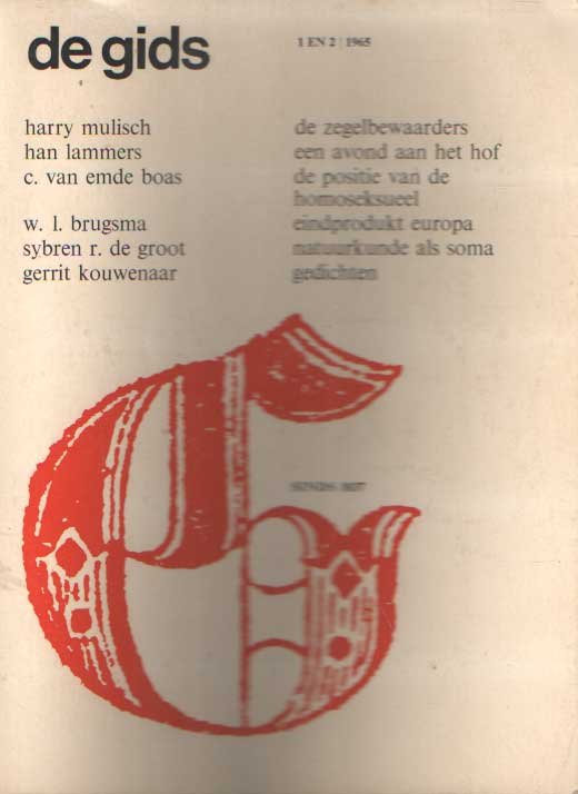 Constandse, H. Mulisch e.a. (redactie), A.L. - De Gids. Algemeen Cultureel Maandblad. Honderdachtentwintigste jaargang, 1965 no. 1/2