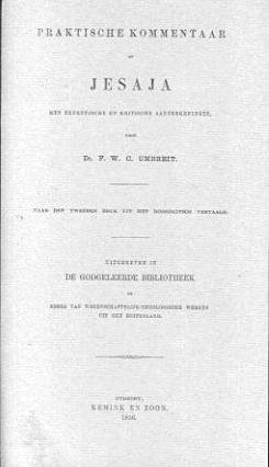 Umbreit, FWC - Praktische Kommentaar op Jesaja