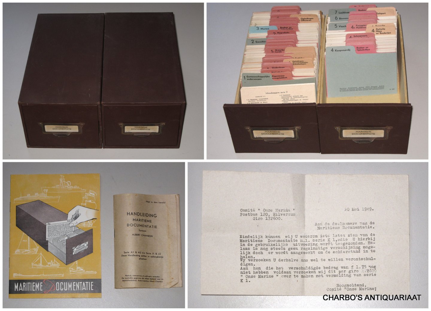 CHAMBON, ALBERT, - Maritieme documentatie.