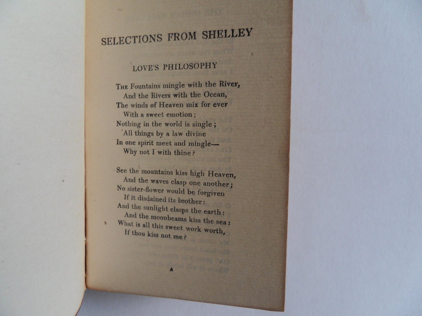 Landells, William M.A. - Selections from Shelley.