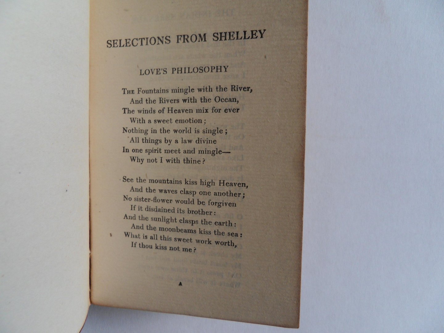 Landells, William M.A. - Selections from Shelley.