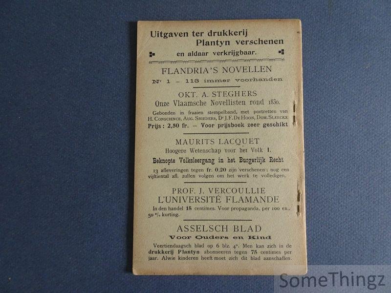 Joris Heyman / Mevr. Bultinck. - Haar Beteekenis / Gust en Deesken 1.