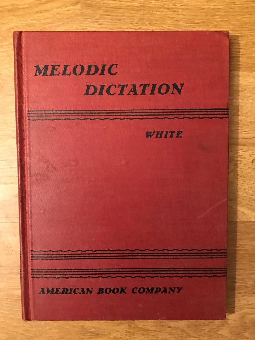White, Bernice - Melodic dictation