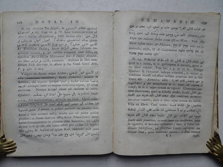 Schultens, Henricus Albertus (edit.). - Anthologia Sententiarum Arabicarum. Cum Scholiis Zamachsjarii.