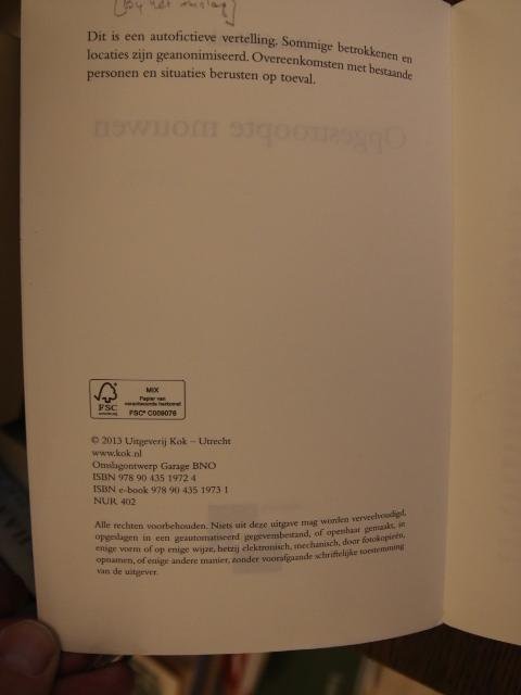 Vonk, Renee - Opgestroopte mouwen een vrouwen leven