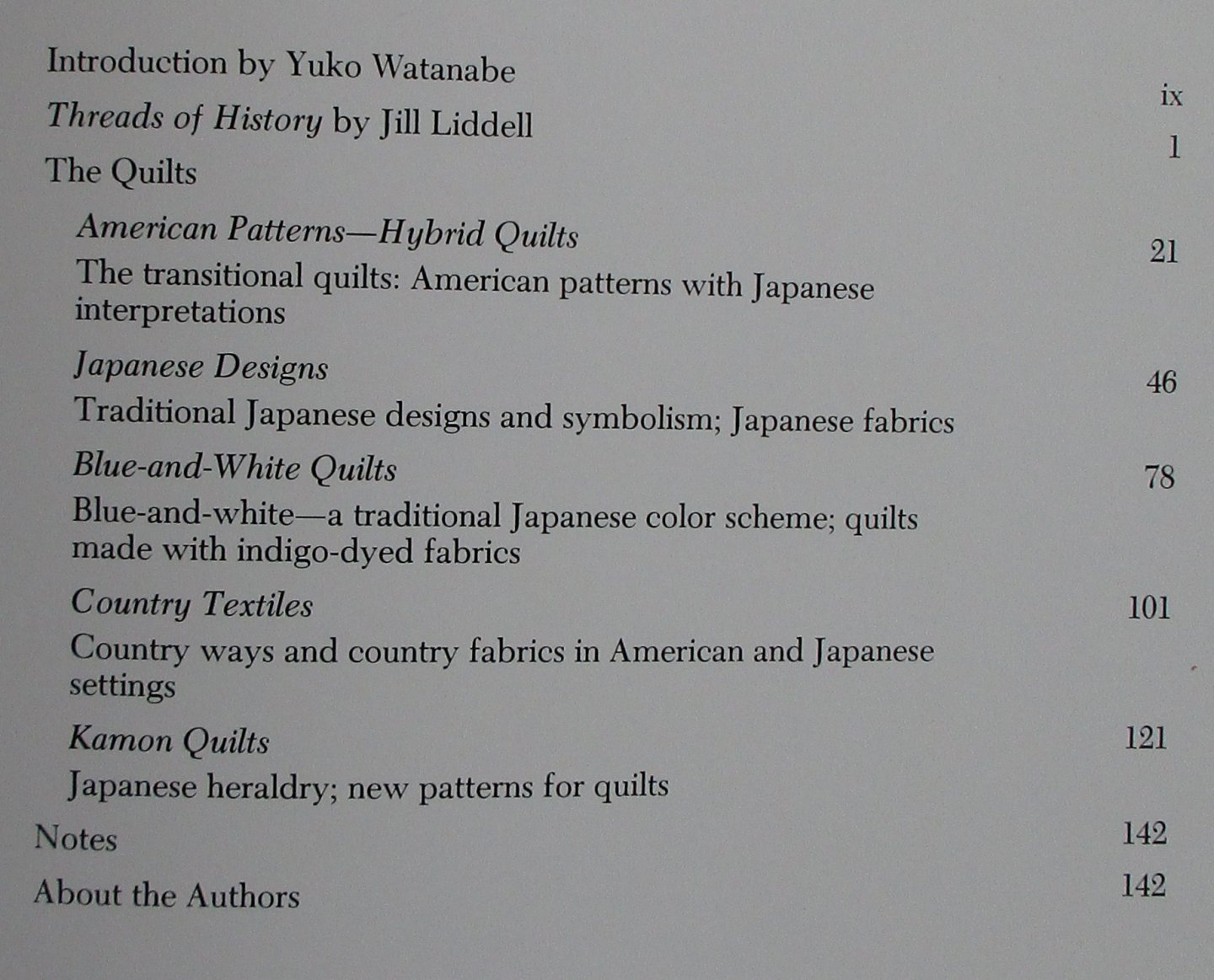 Liddell, Jill en Watanabe, Yuko - Japanese Quilts