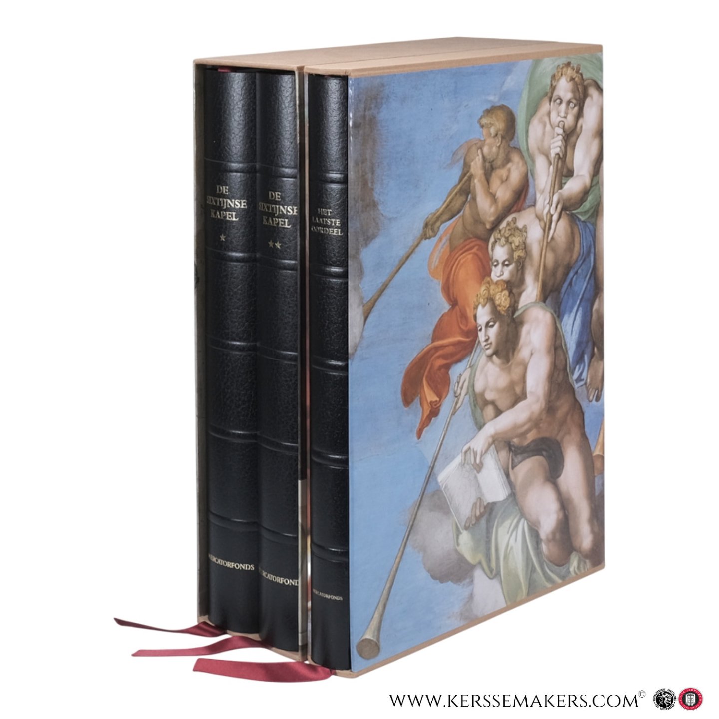 Hartt, Fredrick / Mancinelli, Fabrizio / Colalucci, Gianluigi / Vecchi, Pierluigi de [eds.]. - De Sixtijnse Kapel / Het Laatste Oordeel. Limited edition set [3 volumes].