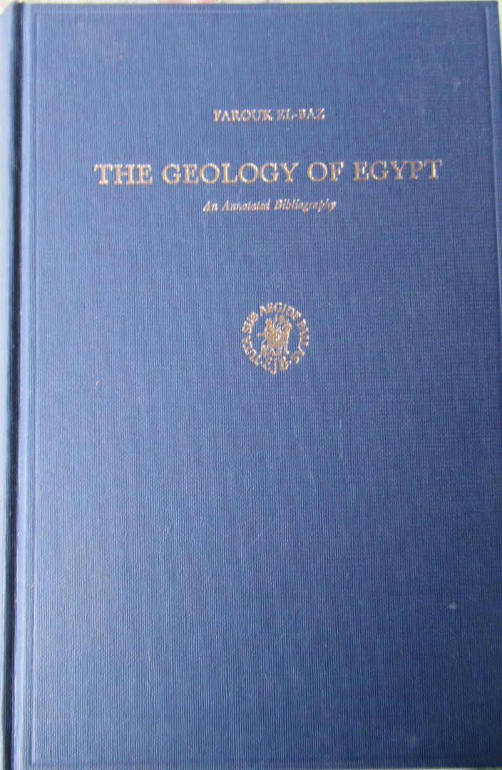 El-Baz, Farouk - Geology of Egypt