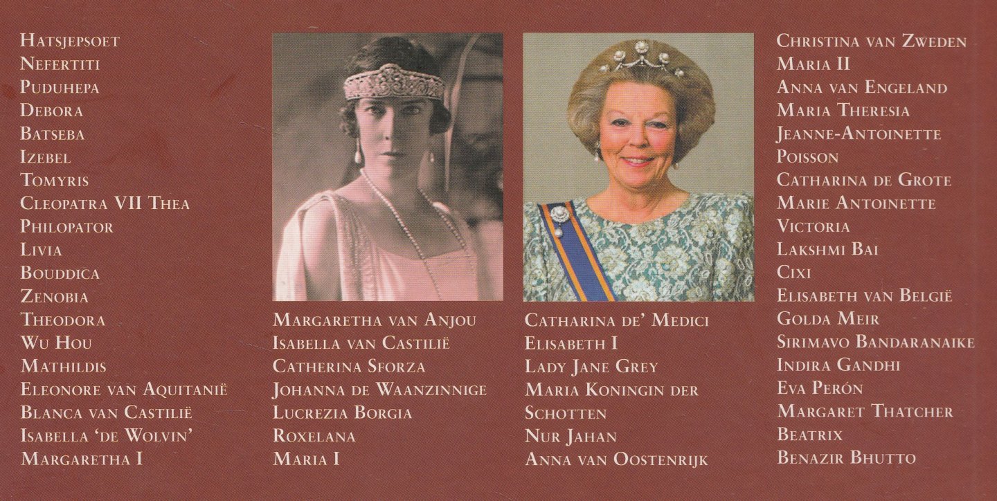 Boekwinkeltjes.nl - Vrouwen aan de macht - Vijftig vrouwen die