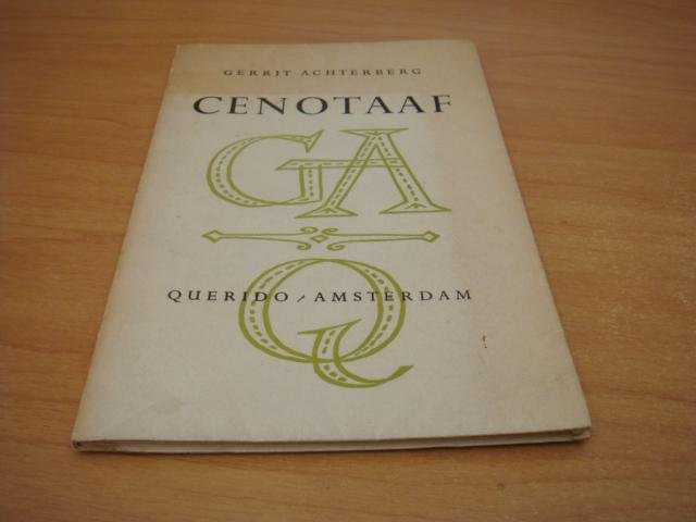 Achterberg, Gerrit - Cenotaaf