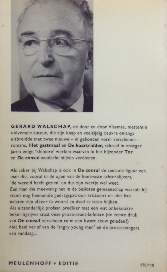 Walschap, Gerard - De consul