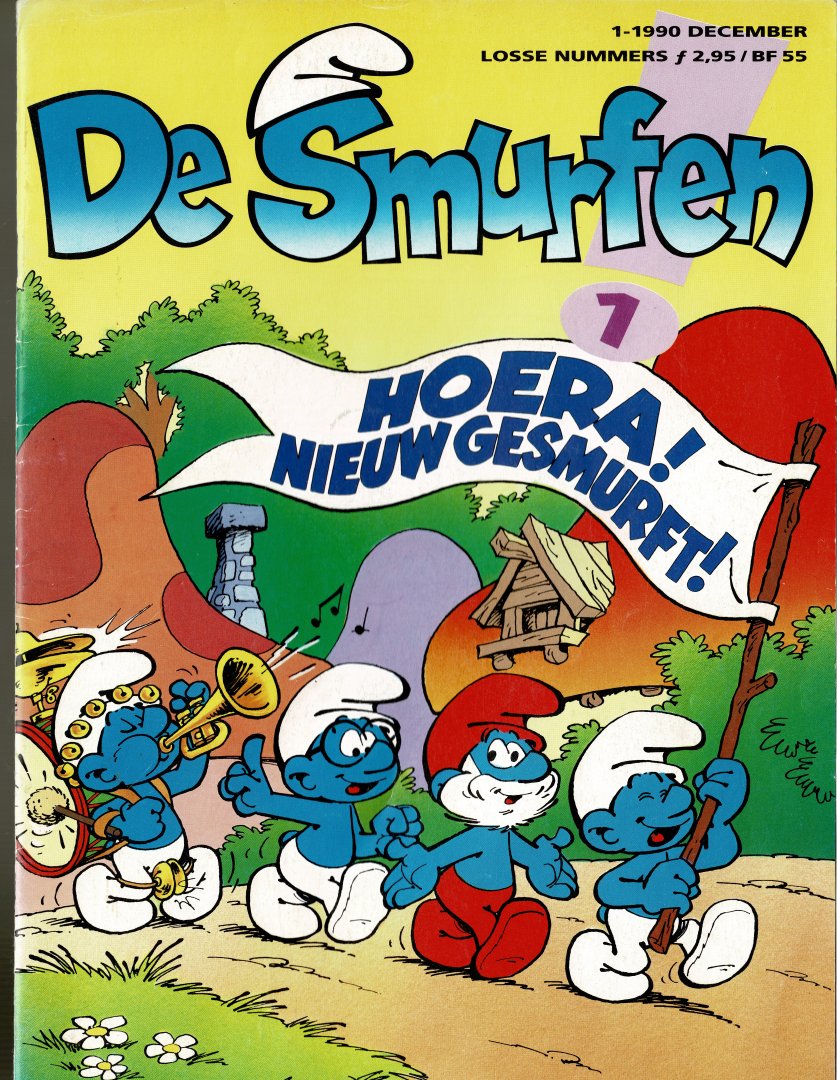 Peyo - De Smurfen tijdschrift december 1990