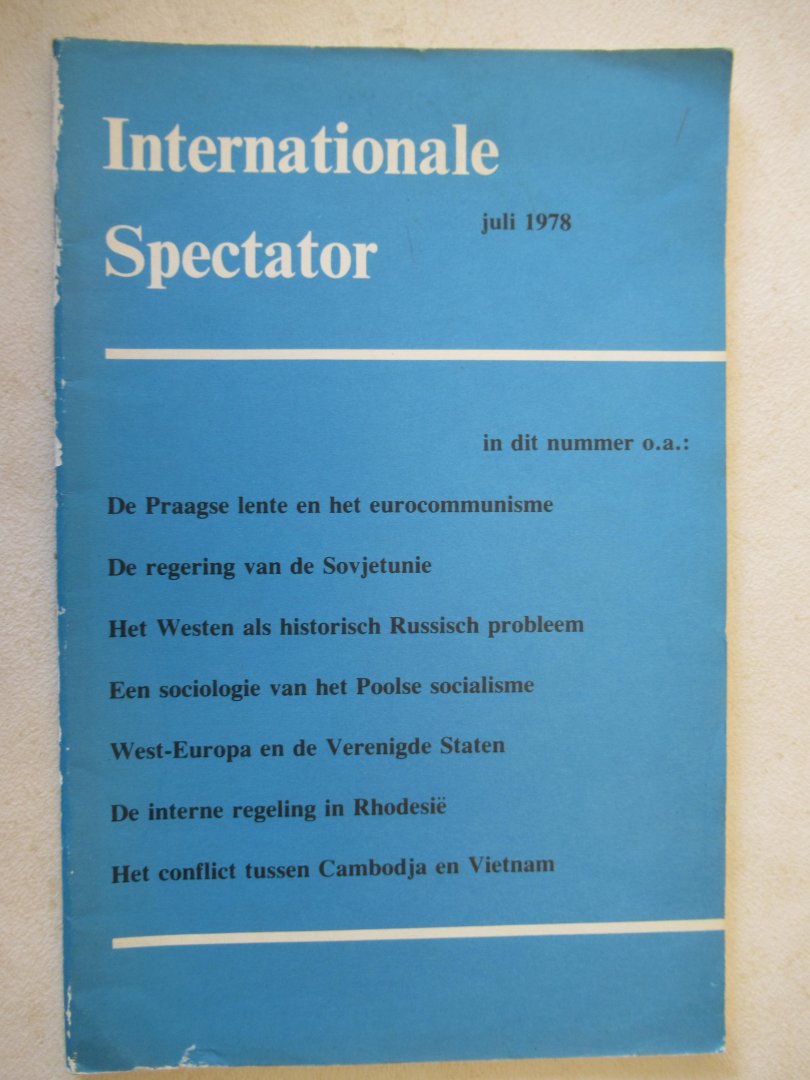 Redactie o.l.v. Heldring - International Spectator - Oost-Europaserie nr. 4