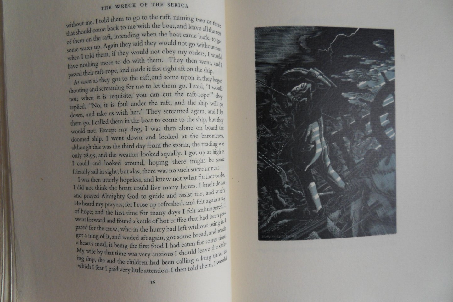Cubbin, Thomas. - The Wreck of the Serica. - A Narrative of 1868. [ Genummerd ex. 298 / 300 ].