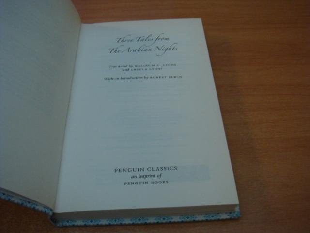 Lyons, Malcolm & Ursula - Three Tales from the Arabian Nights