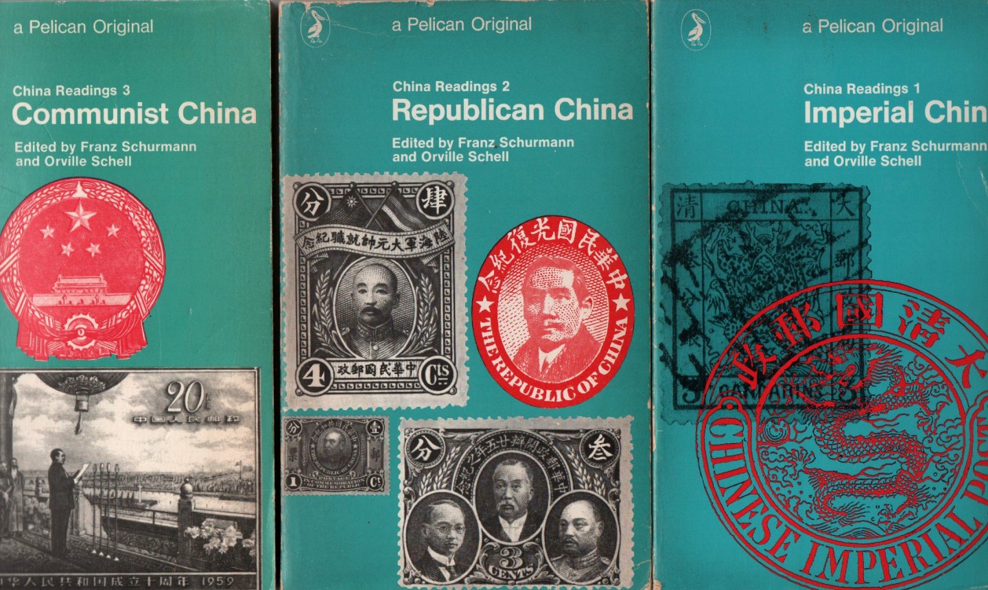 Schurmann, Franz and Orville Schell - China Readings 1: Imperial China, 2: Republican China en 3: Communist China, 1967, 1968 en 1971