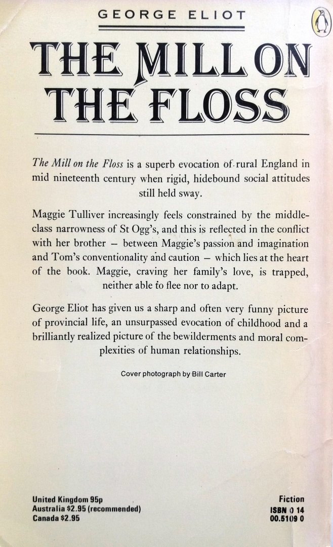 Eliot, George - The Mill on the Floss (Ex.3) (ENGELSTALIG)