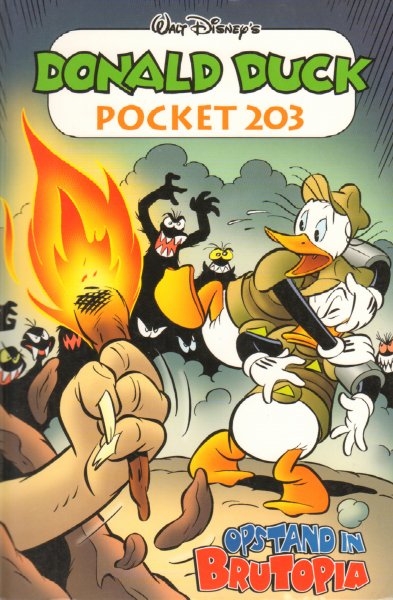 Disney, Walt - Donald Duck Pocket 203, Opstand in Brutopia, zeer goede staat