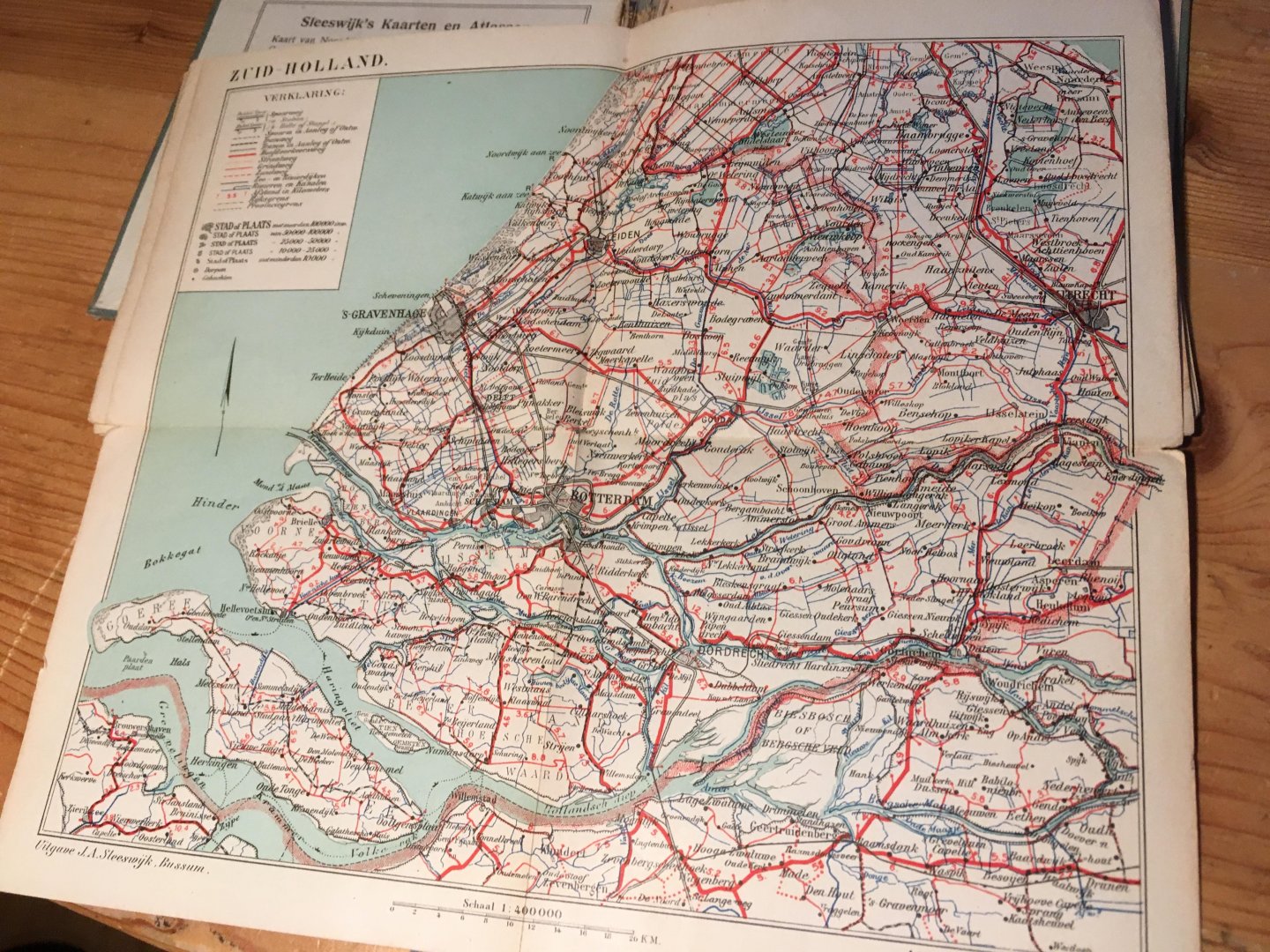 Sleeswijk - Sleeswijk's Zak-Atlas van Nederland voor Wandelaars, Wielrijders en Automobilisten