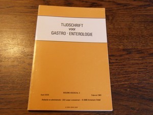Standaert, Dr L O (red) - Tijdschrift voor gastro-enterologie. Februari 1981