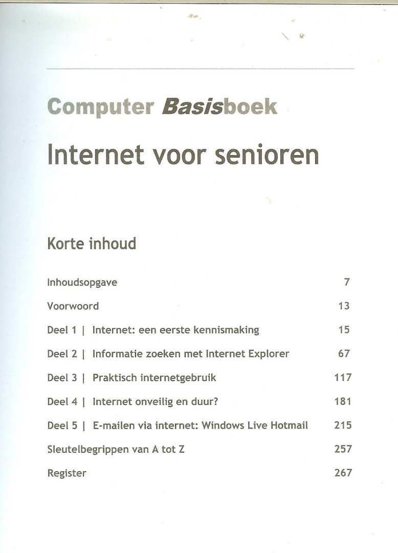 Uhde Bart   Cecile Sanders - Het Internet voor Senioren Computer Basisboek