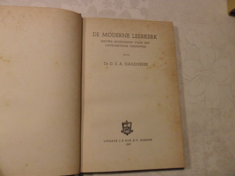 Hagenbeek S.A. - De moderne leerkerk
