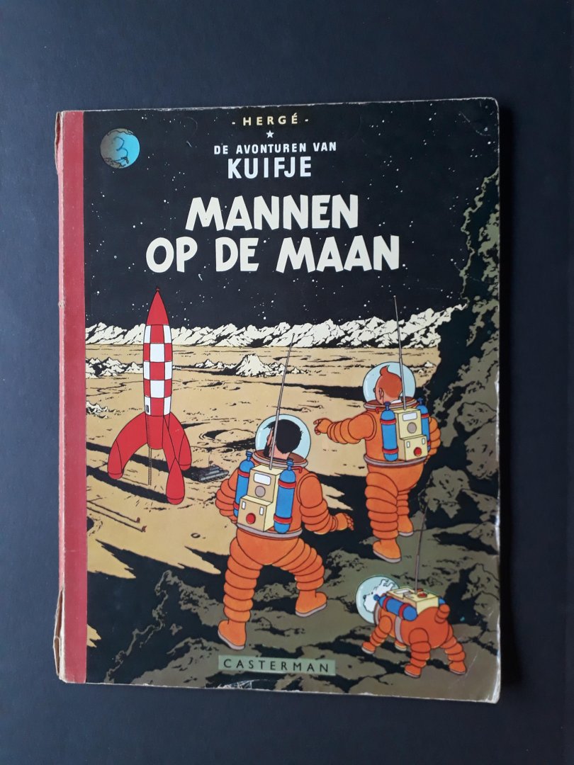 Hergé - Kuifje mannen op de maan