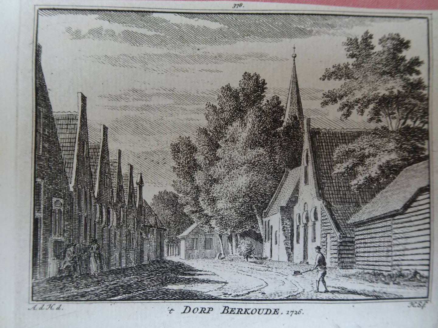 Berkoude. - 't Dorp Berkoude, 1726.