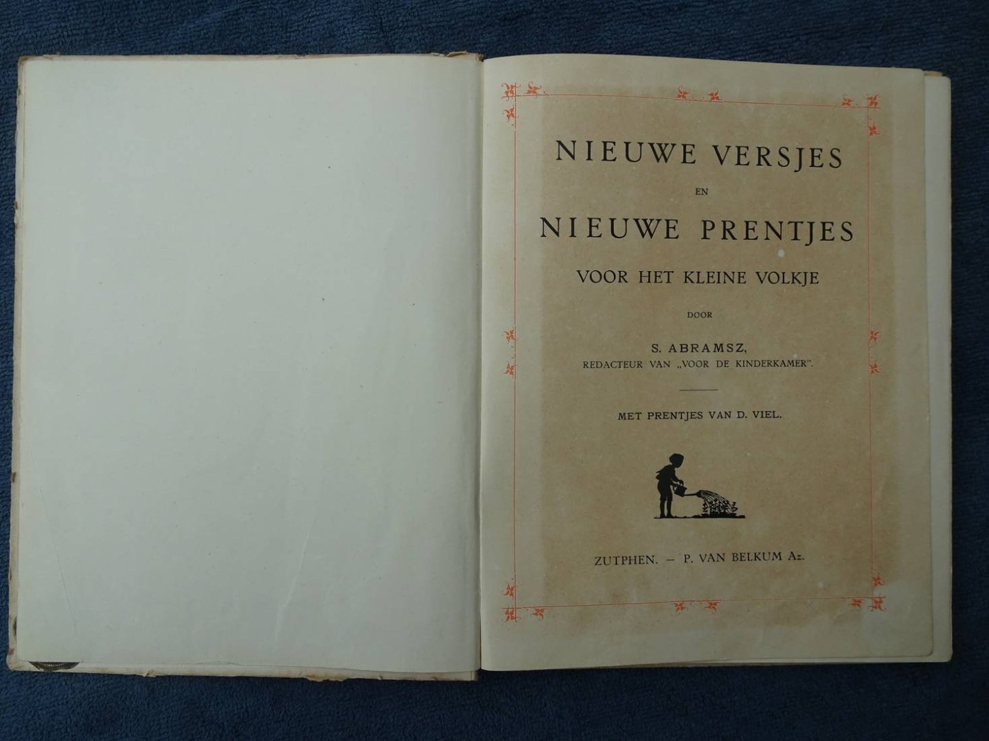 Abramsz, S. - Nieuwe versjes en nieuwe prentjes voor het kleine volkje.
