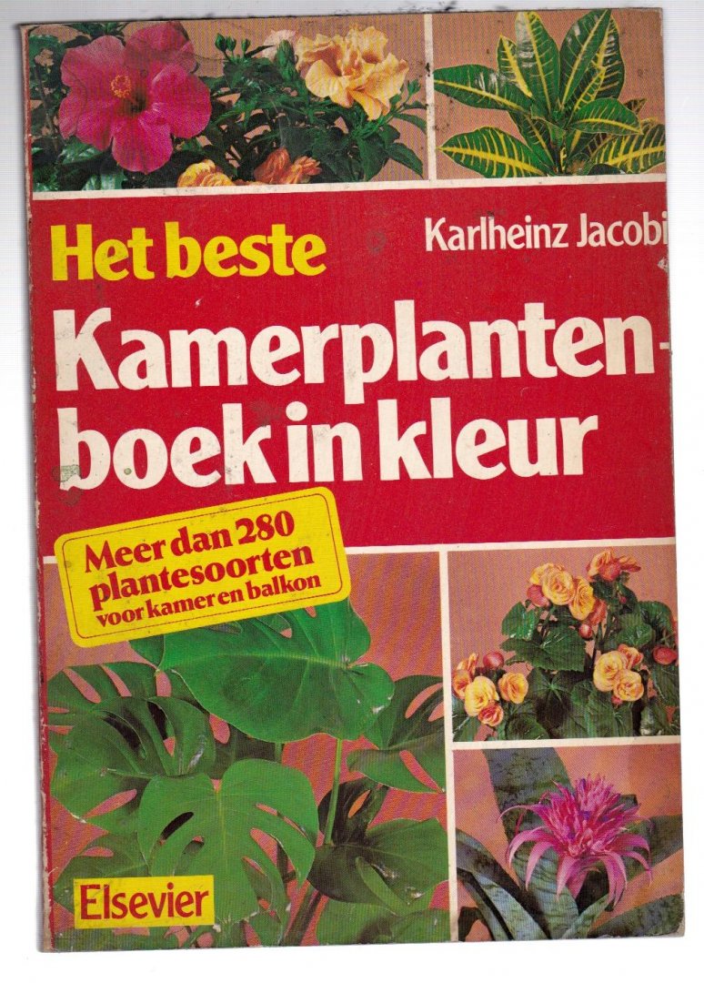 Karlheinz Jacobi - kamerplantenboek in kleur