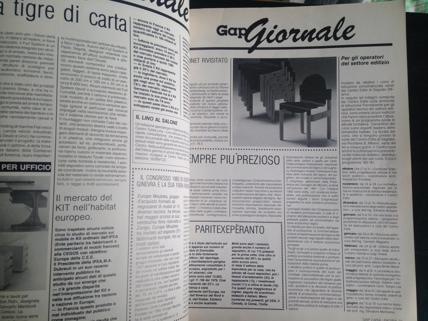  - GAP, Casa Speciale Salone