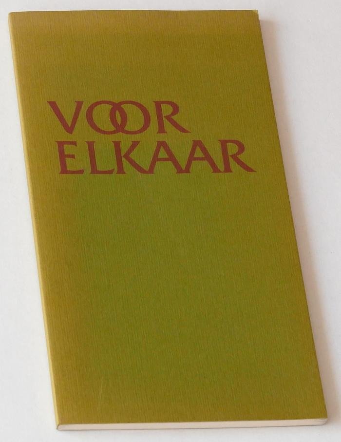 Zuidgeest, Dr J P A (samenstelling) - Voor elkaar. Gedachten ter overweging voor christenen die trouwen