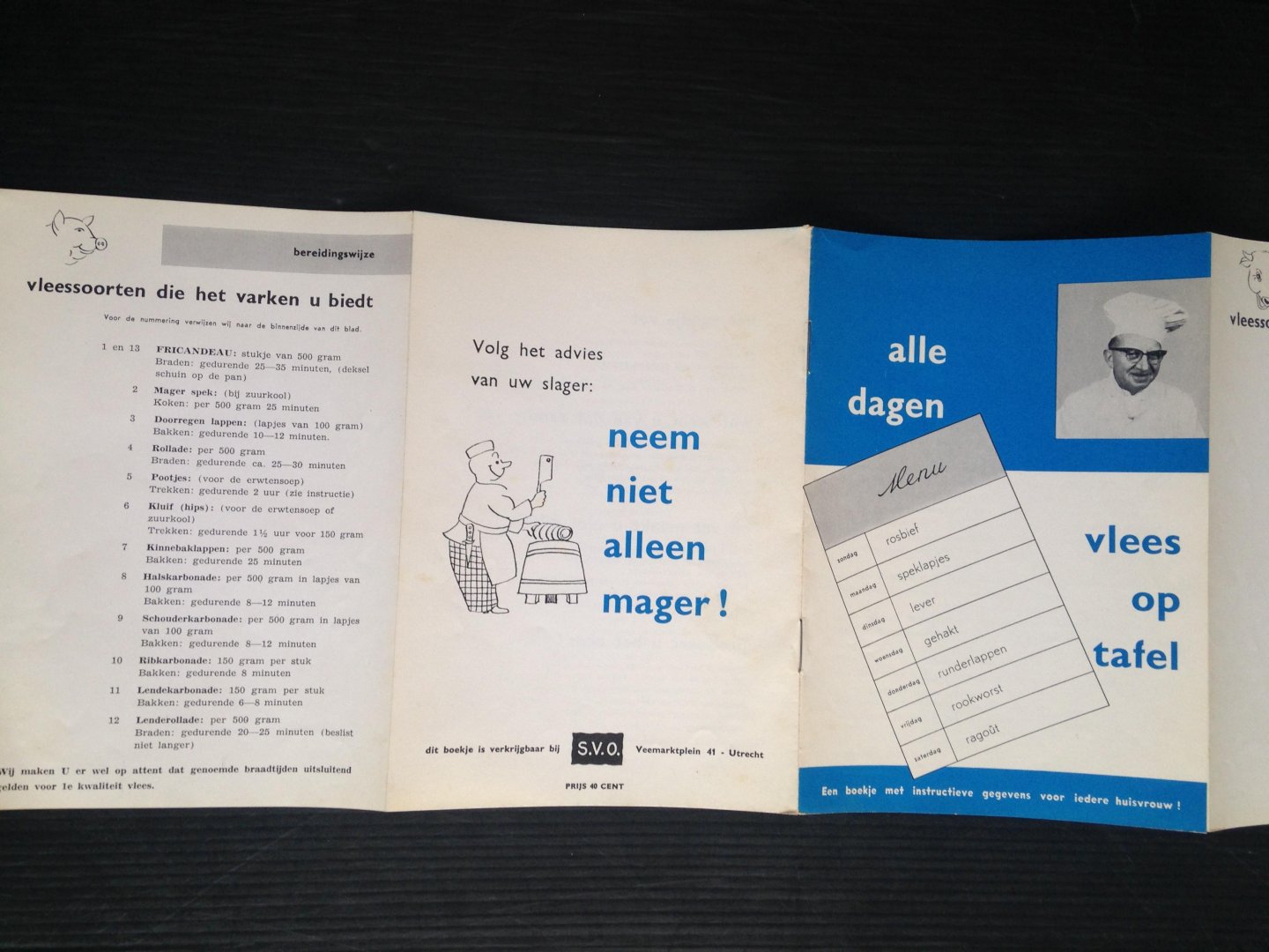  - Folder Alle dagen vlees op tafel