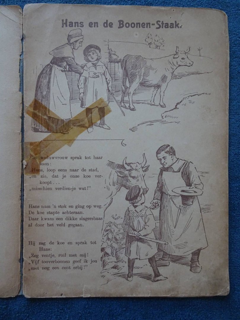 Kerkmeijer-Bakker, Joh.a. W. - Hans en de Boonenstaak; versjes.