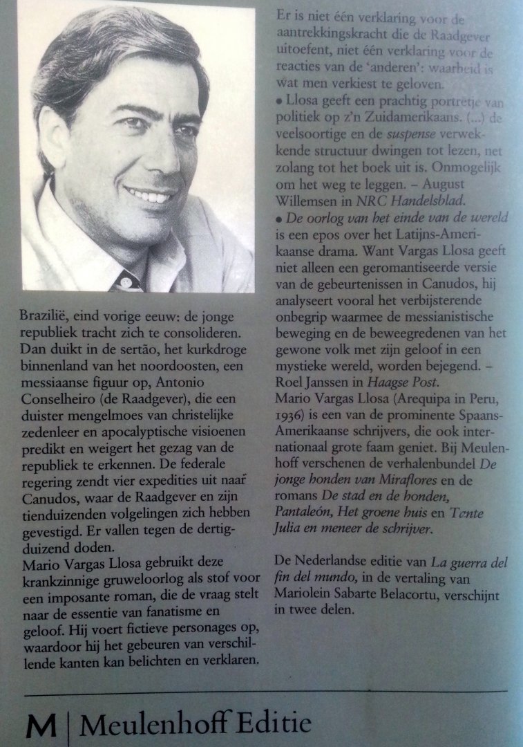 Llosa, Mario Vargas - De oorlog van het einde van de wereld (deel 1)