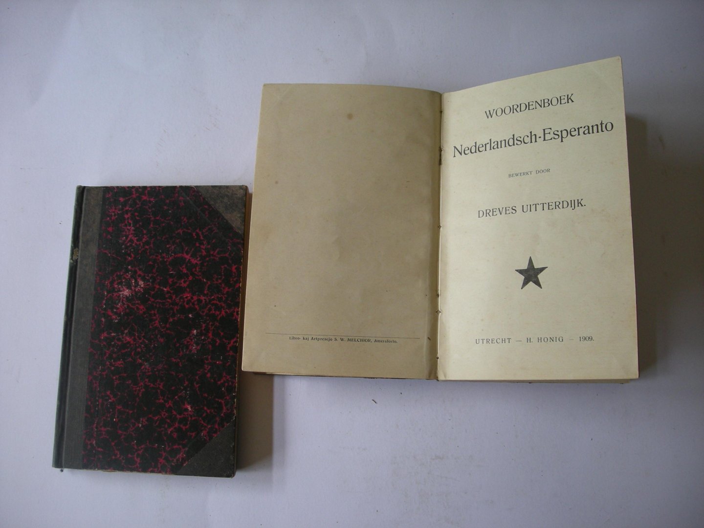 Uitterdijk, Dreves, bew. (1. naar 't Plena Vortaro van EmBoirac) - Woordenboek Esperanto-Nederlandsch(1) + Woordenboek Nederlandsch-Esperanto (2)