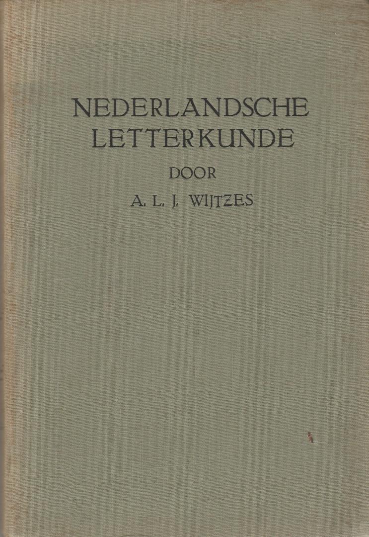 Wijtzes, A.L.J. - Nederlandsche letterkunde