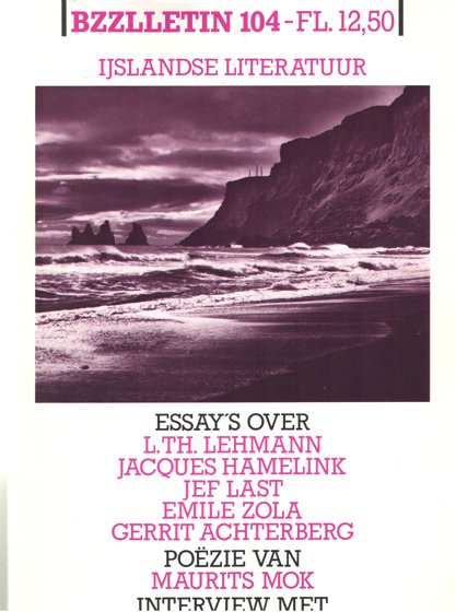 Diepstraten, Johan en Phil Muysson - Bzzlletin nr. 104. IJslandse literatuur