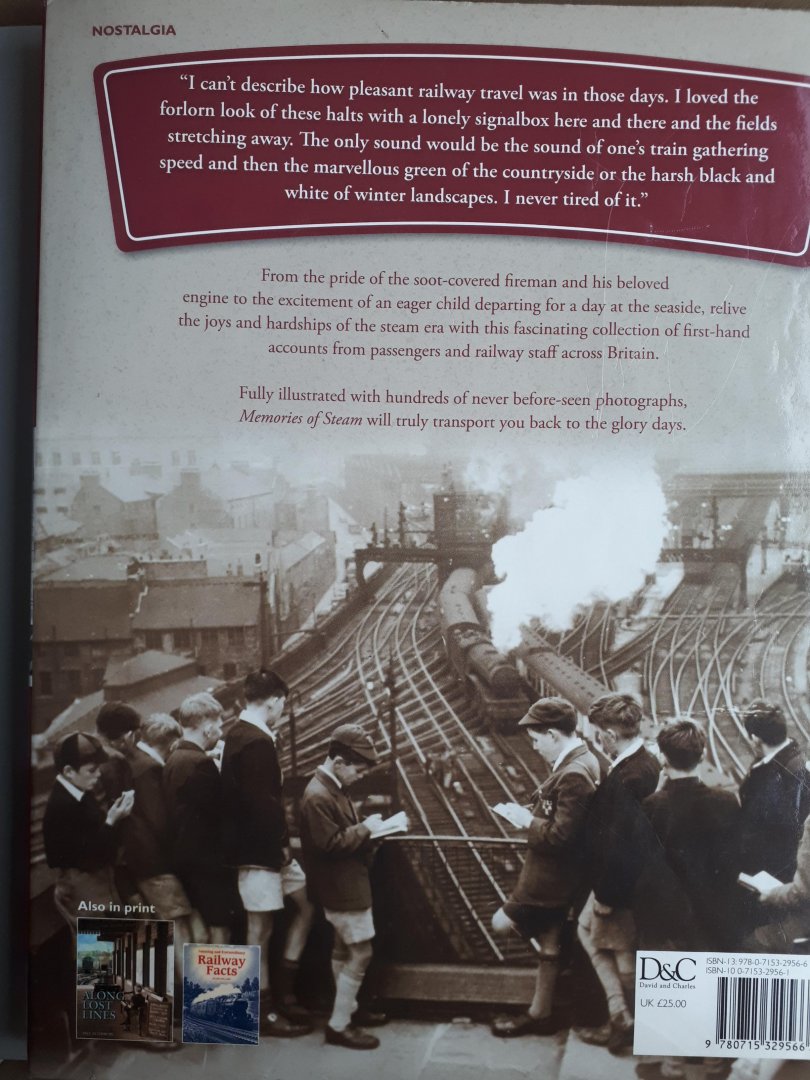 Quinn, Tom - Memories of Steam. Releving the Golden Age of Britain's railways