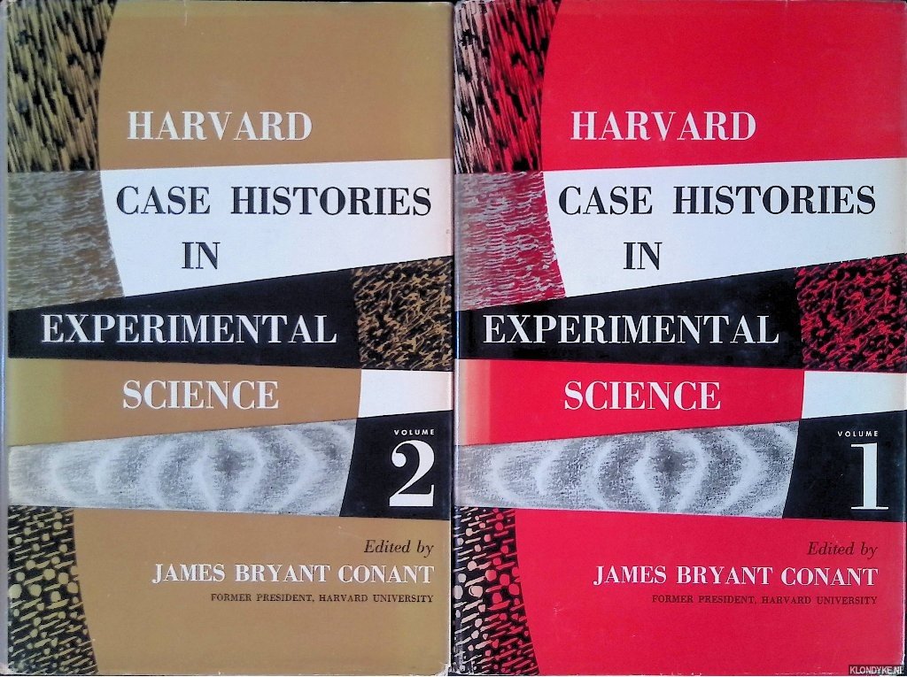 Conant, James Bryant - Harvard Case Histories in Experimental Science (2 volumes)