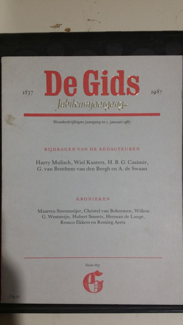 Constandse, A.L. en  Mulisch, H. - De Gids. Algemeen Cultureel Maandblad 1991 Compleet.