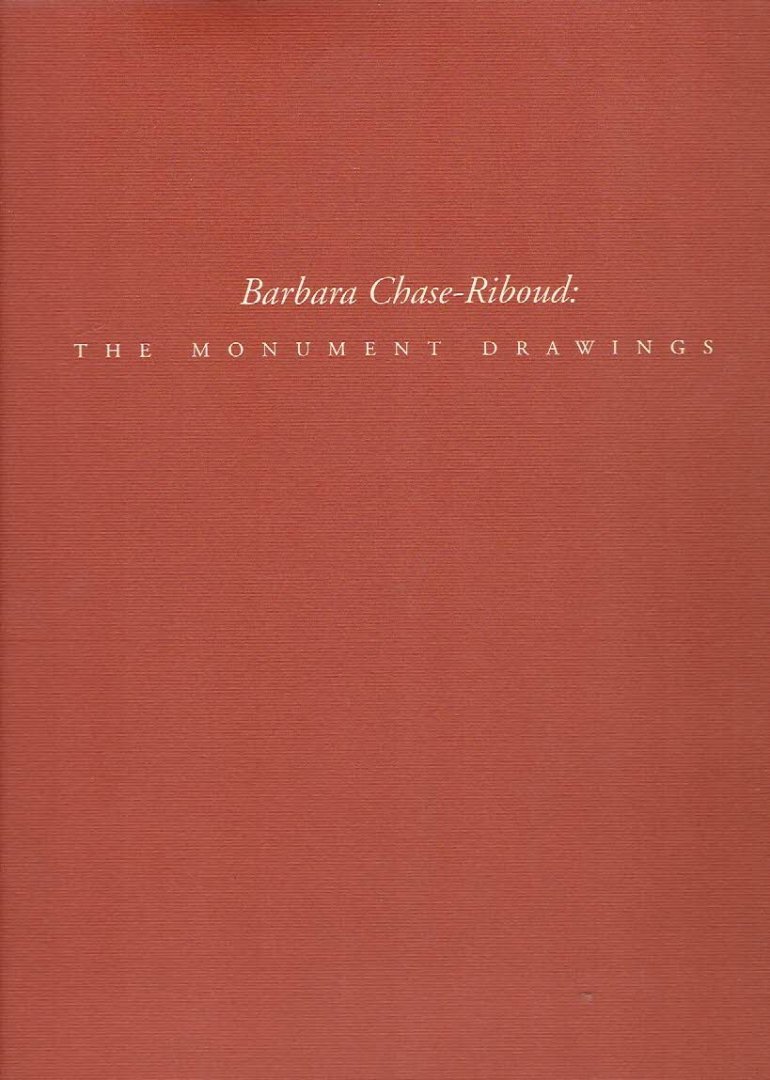 CHASE-RIBOUD, Barbara - Anthony F. JANSON - Barbara Chase-Riboud - The Monument Drawings.