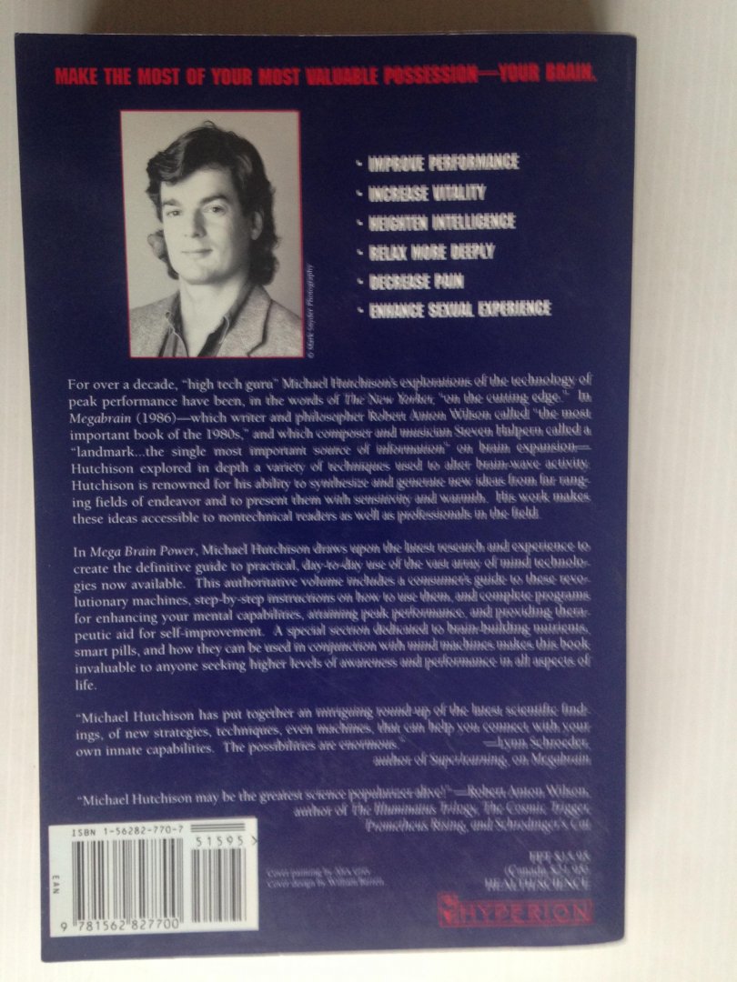 Hutchison, Michael - Mega Brain Power, Transform your life with mind machines and brain nutrients
