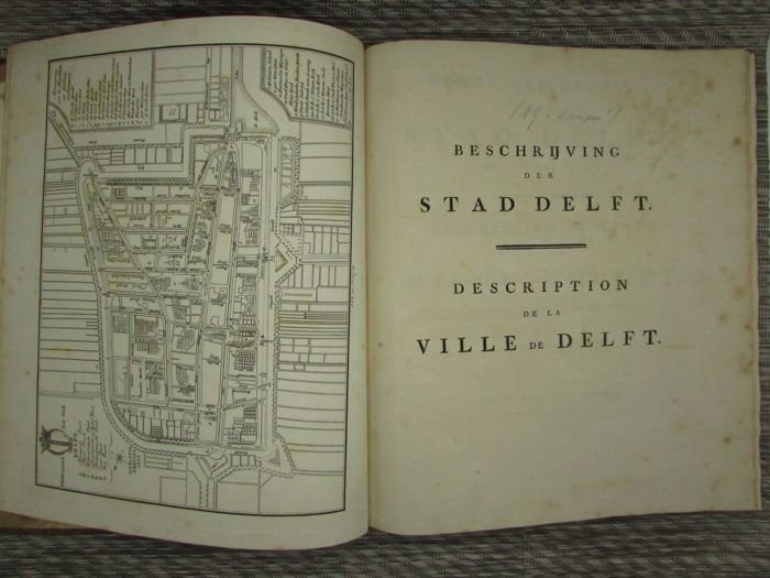 Bruins B. - Korte beschrijving der stad Delft - Description succinte de la ville de Delft