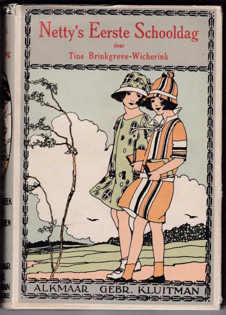 Brinkgreve-Wicherink, Tine met zw/w illustraties van Netty Heyligers - Netty's Eerste Schooldag